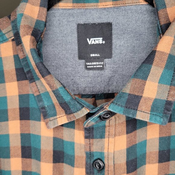 Vans Apparel Mens Flannel Button Down Shirt - Size: Small - Picture 3 of 3